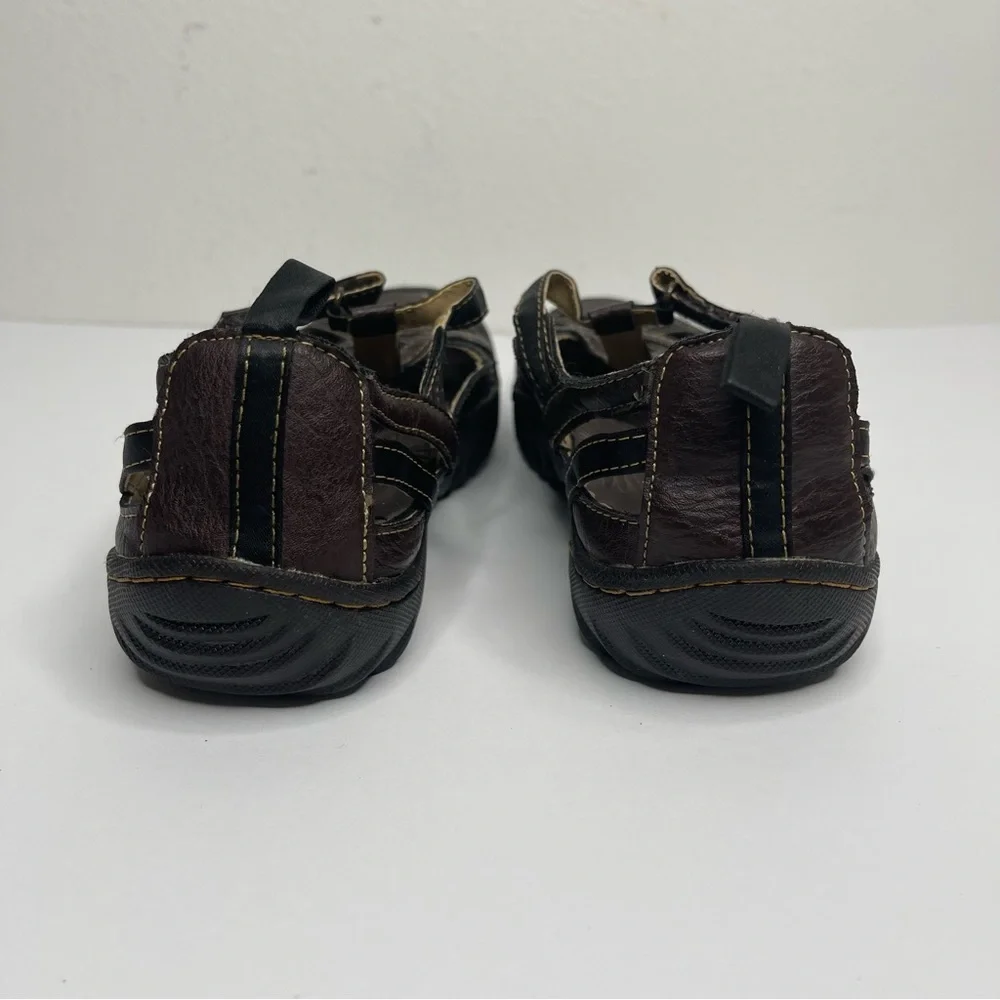 JBU by Jambu Brown Vegan Leather Mary Jane Walking Shoes Size 7 Fishermancore